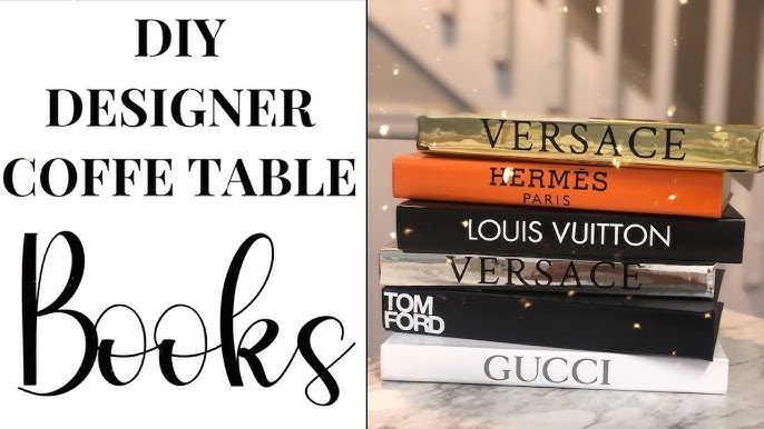 louis vuitton decorative books for coffee table