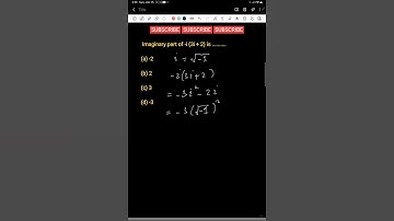 Imaginary Part of A Complex Number #shorts #youtubeshorts #viral