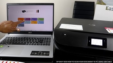 HP ENVY 5030 HOW TO SCAN YOUR DOCUMENT TO PC USING USB CABLE