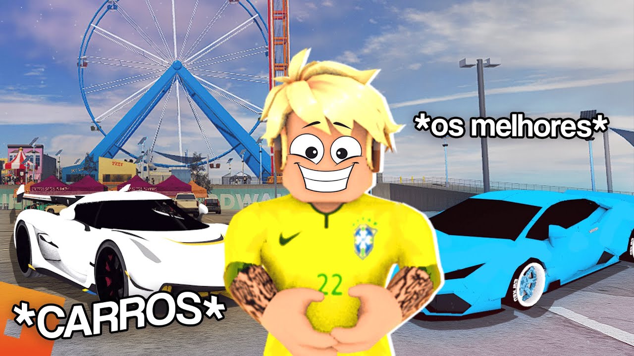 FUI PARA O MUNDO DOS CARROS NO ROBLOX - Roblox 2023 