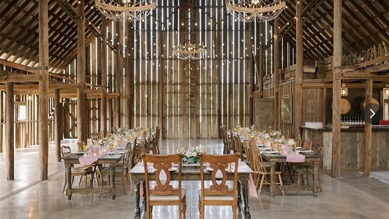 TIN ROOF BARN WEDDING VENUE TOUR YouTube