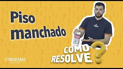 Como recuperar um piso manchado?