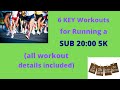 How to Run a Faster 5k (Sub 20:00) || 6 KEY Workouts #sub20 #5krun #5ktraining #runner #coaching