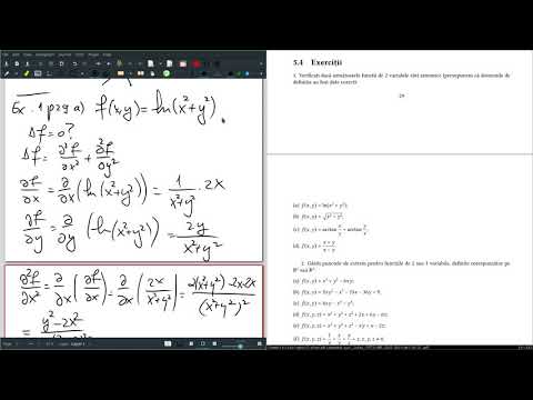 Seminar 4: Derivate parțiale (1)