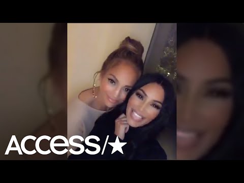 Kim Kardashian Hosts A Movie Night With Special Guest Jennifer Lopez!| Access