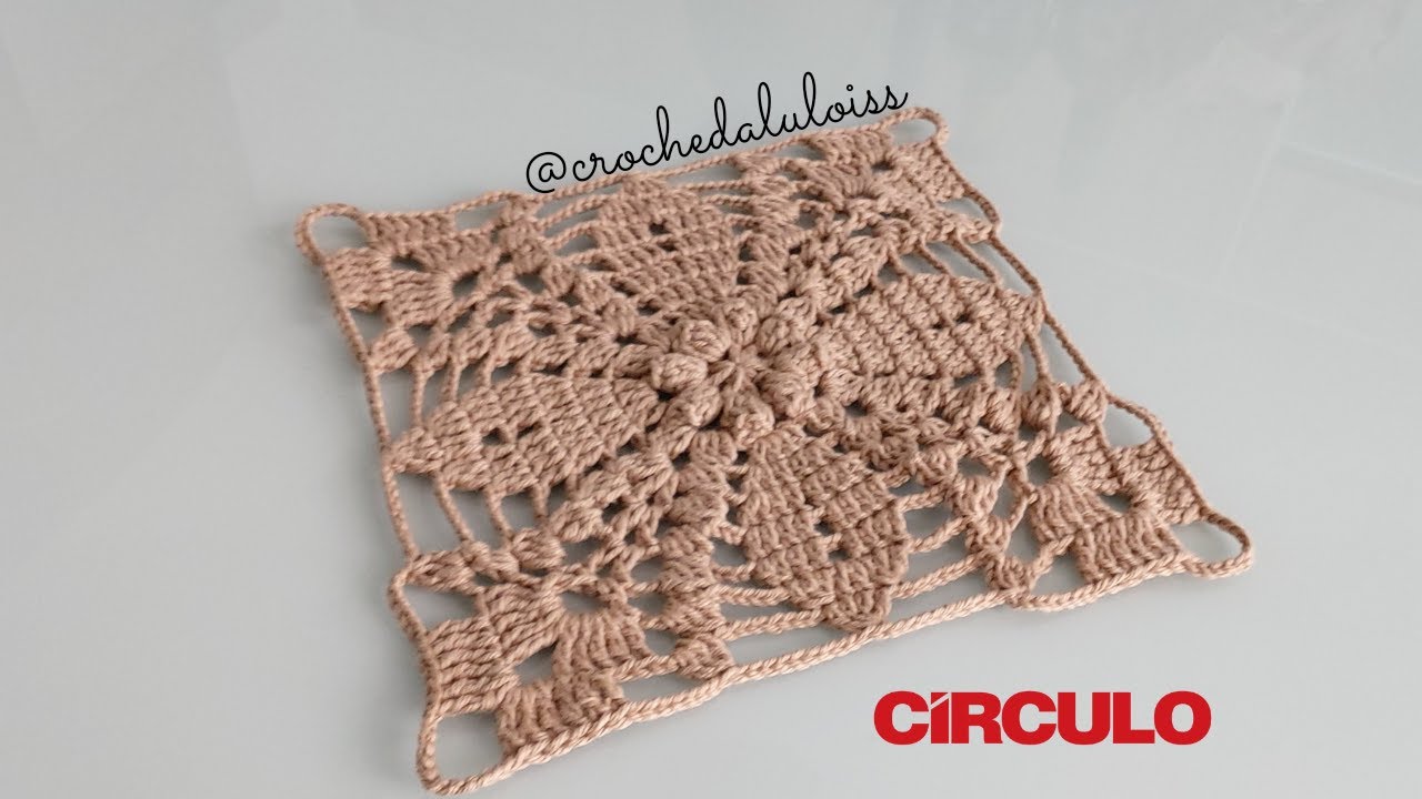 Square/Motivo/Quadradinho em crochê