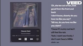 tevomxntana - Heaven Sent (Lyrics)