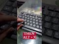 Microsoft word short cut key #alonmusk #spacex #america #computer #laptop #tricks