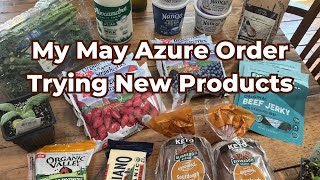 My May Azure Order | Trying New Products for Low Carb Eating