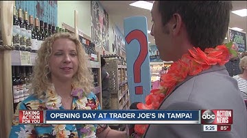 Shopping trip at the new Trader Joe