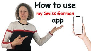 How to use my learn Swiss German app screenshot 1