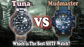 The Seiko Tuna vs. The G-Shock Mudmaster - YouTube