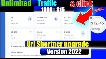 Earn $5 Per Day || Legit Url Shortener Unlimited Clicks |Auto link clicker online || url shortener