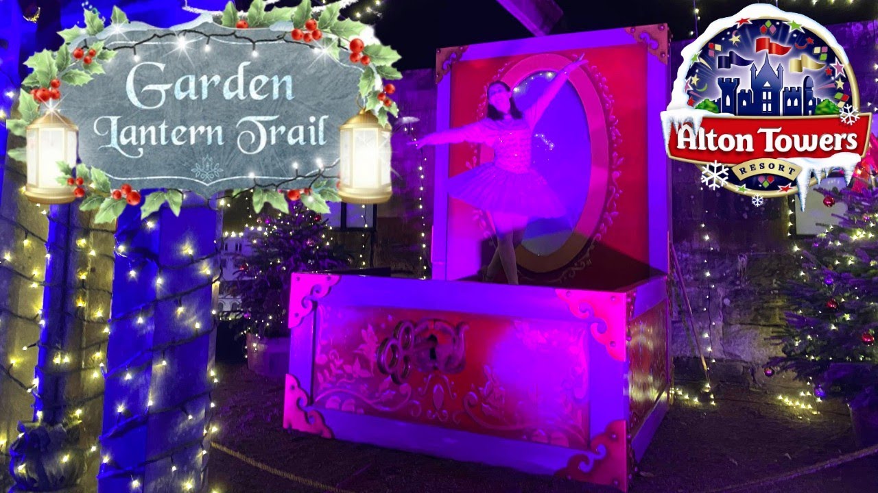 Garden Lantern Trail Alton Towers Christmas 2020 YouTube