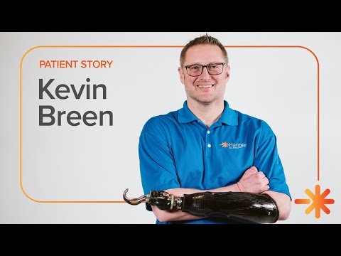 Kevin Breen, father of three, regains independence with custom prosthetic care from Hanger Clinic