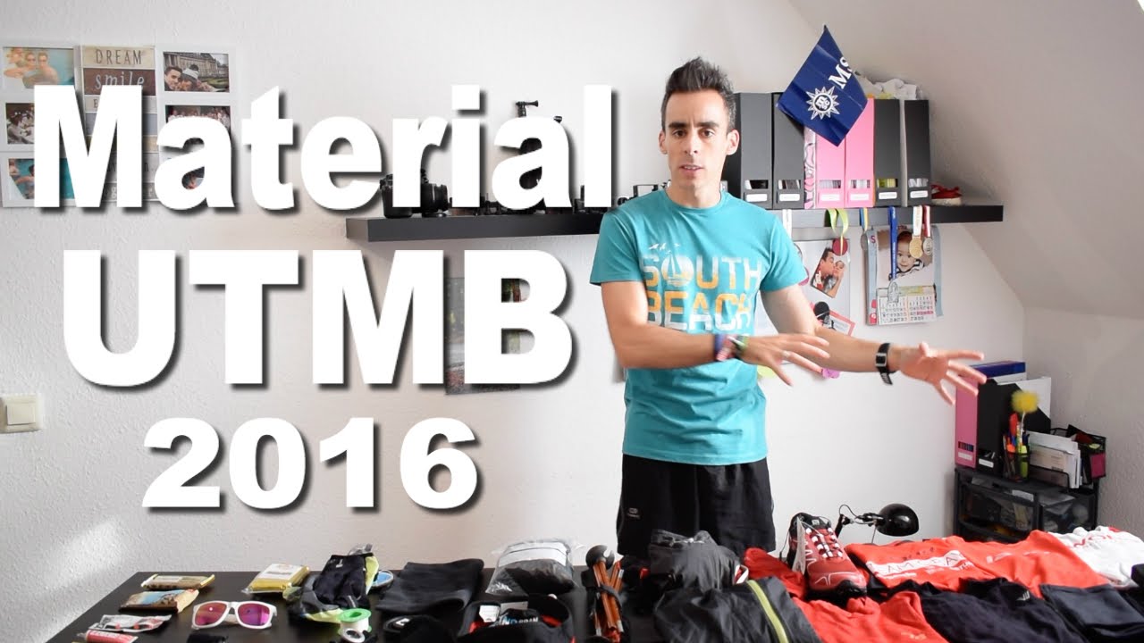 MATERIAL PARA EL ULTRA TRAIL MONT BLANC - UTMB