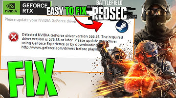 🚀 Fix Battlefield REDSEC Not Launching | NVIDIA GeForce Driver Update Error (2025)