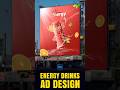 Energy Drinks Ad Design in Photoshop #shorts #photoshoptutorial #graphicdesign #graphicmanbd