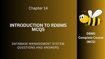 Introduction: RDBMS MCQs Questions Answers | RDBMS Notes PDF | Class 12–9 | DBMS Ch 14 MCQs | App