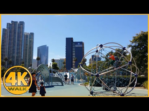 Video: Walking Langs San Diego Waterfront