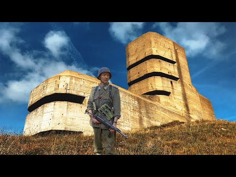 German BUNKERS & Coastal Defences - INSIDE: Marinepeilstanden L’Angle MP4 Atlantic Wall - WW2 1942