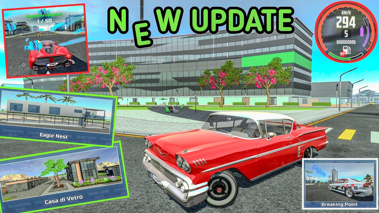 Car Simulator 2 New Update | New Villa's | Breaking Point Mission | 1958 Chevrolet Impala Top Speed