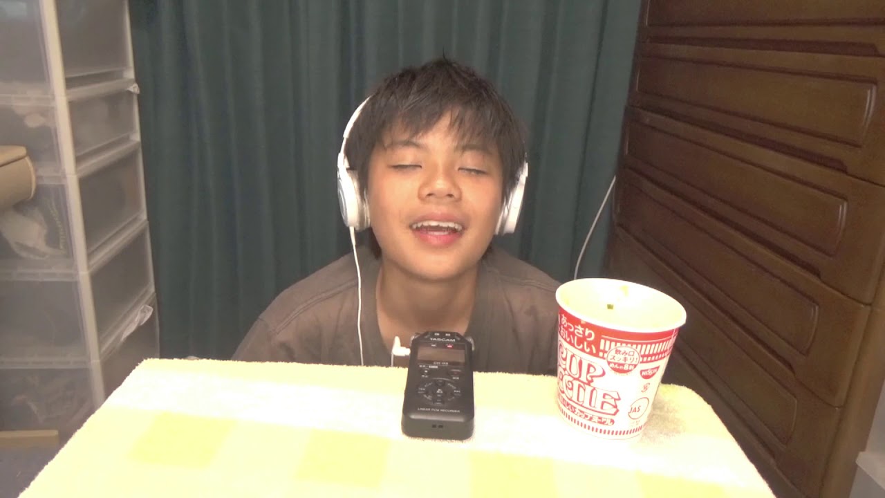 （ASMR）咀嚼音　カップラーメンを食べる音　今日も一日お疲れ様