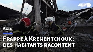 Ukraine: des habitants racontent l’attaque du centre commercial de Krementchouk | AFP
