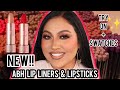 NEW ANASTASIA BEVERLY HILLS LIP LINERS AND LIPSTICKS TRY ON |  SWATCHED | LIP COMBOS | GLAM BY GIGI