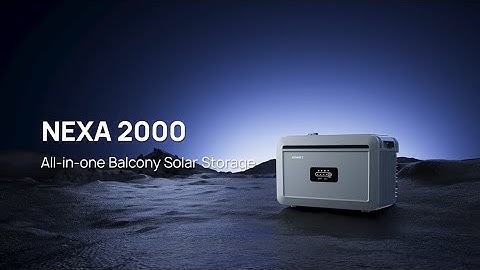 Growatt Nexa 2000: All-in-One Balcony Solar Storage System | Effortless Installation, Endless Energy
