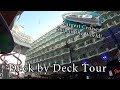 [4K] SYMPHONY OF THE SEAS Deck by Deck Tour of the largest cruise ship in the world Royal Caribbean