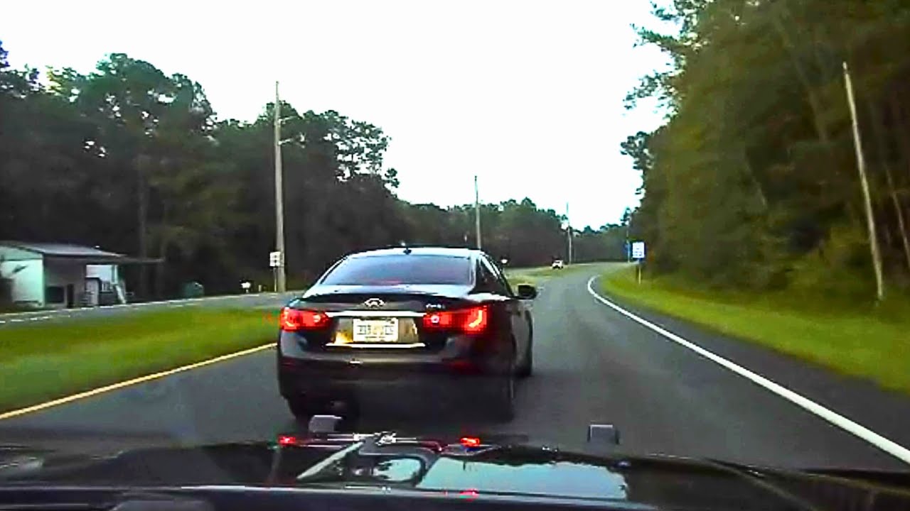 Infiniti Driver Hits 130 MPH Before FHP PIT Maneuver