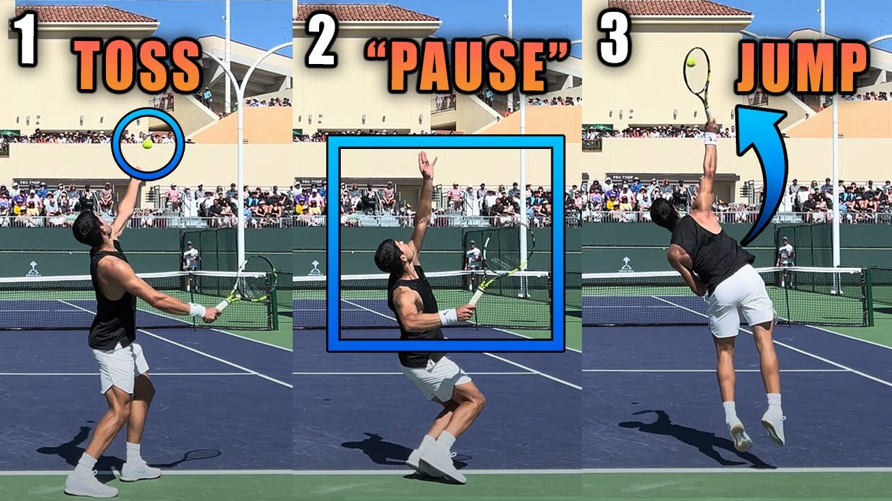 Стоит ли делать «паузу» во время подачи? | Урок теннисной подачи