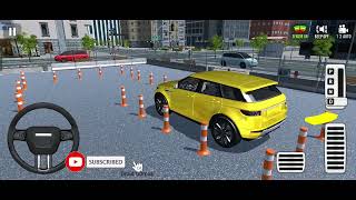 New Parking School 2026 - Yellow SUV Modified Real Car Driving License - Car Game Android Gameplay screenshot 3