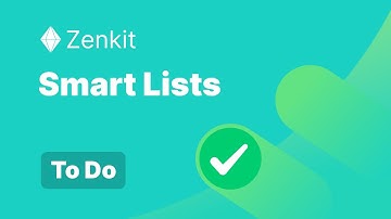 Smart Lists - Zenkit To Do