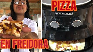 Cómo hacer pizza en la freidora de aire, sin amasar en minutos