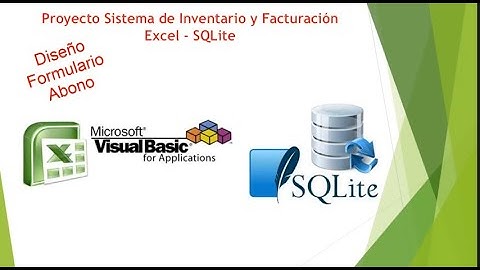 Proyecto Sistema Inventario Facturación Excel & SQLite - Diseño Formulario Abonos