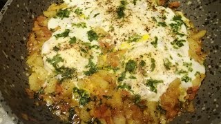 Egg Potato Recipe | Egg Potato Recipe In Telugu | SR TASTY FOOD