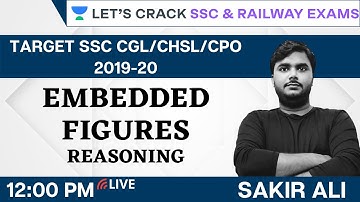 Embedded Figures (Part-2) | Reasoning | Target SSC CGL/CHSL/CPO 2021 | Sakir Ali