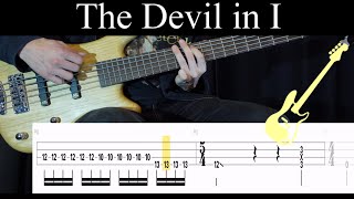 The Devil In I (slipknot) - (bass Only) Bass Cover (with Tabs)