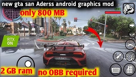 Gta 6 map+graphics mod install in gta sa ANDROID gta sa Definitive Edition graphics mod Android