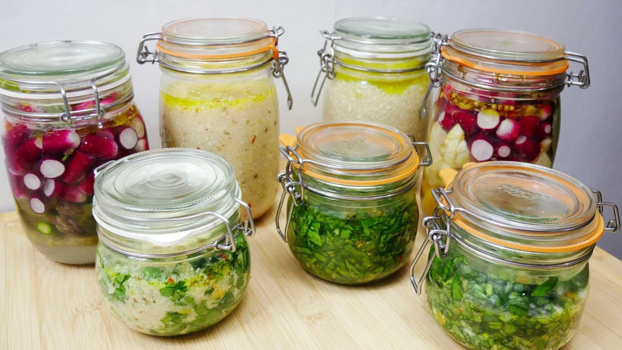 تحضيرات رمضان الخضر المخللة/ مخلل القوق والفجل مخلل القرنبيط /مخلل الورقيات /مخلل /جدر الكرافص