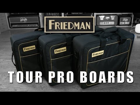 Friedman TOUR PRO Pedalboards - Official Demo (1520/1525/1530)