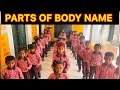 Parts of body name🤷♀️bahut hi maze se sikhein parts of body name@SchoolActivityy
