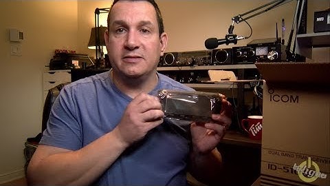 Unboxing the Icom ID-5100 - Dual band D-Star mobile