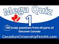 100 questions  test de citoyennet canadienne 2024  dcouvrir le canada  mga quiz 1