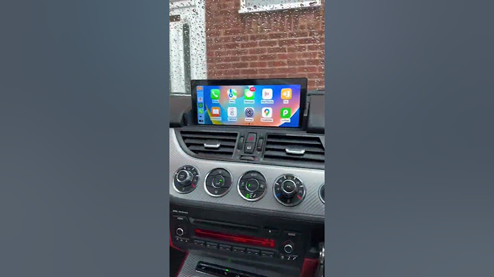 BMW Z4 upgraded with a 10.25" Android touchscreen! #applecarplay #carplay #bmw #carmodification