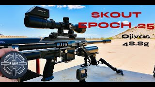 SKOUT AIRGUNS EPOCH .25 SLUG TEST