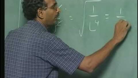 Lecture - 4 Harmonic Oscillator and Molecular Vibration