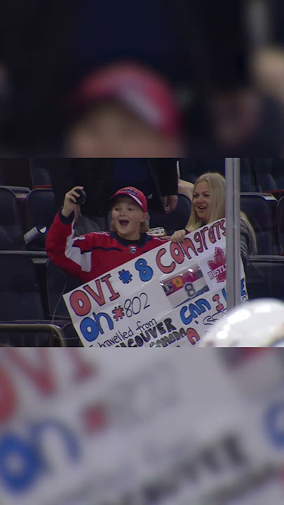 Ovi makes young fan's night